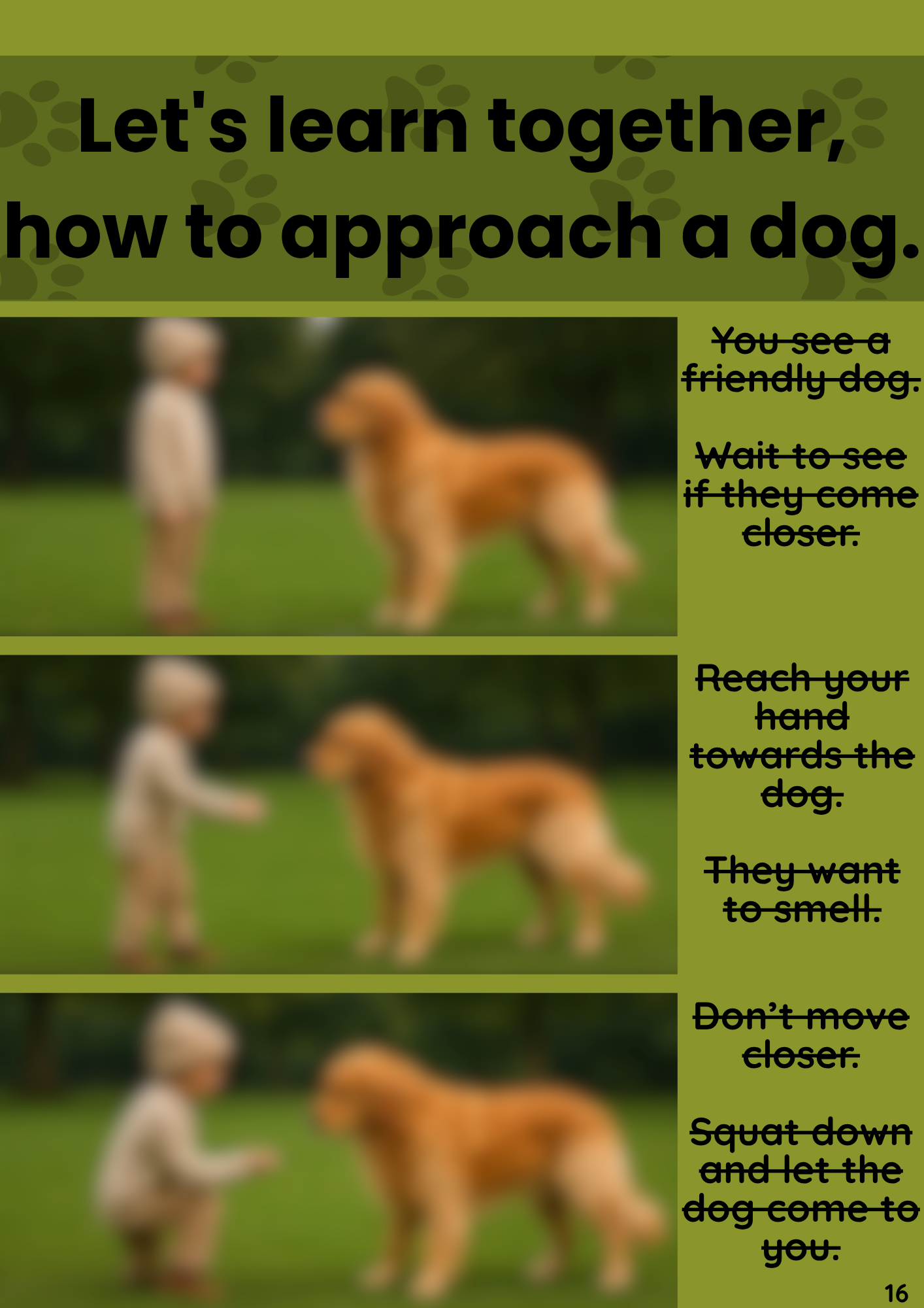 How to read a dog's body language: guide for children + free interactive flashcards